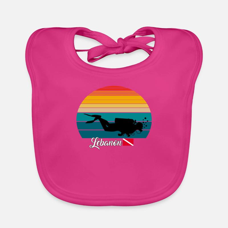 Liban Plongée sous-marine Poison Bavoir bio Bébé