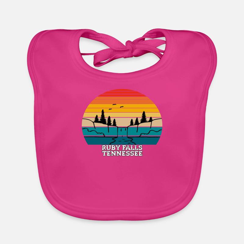 Ruby Falls Tennessee Organic Baby Bibs