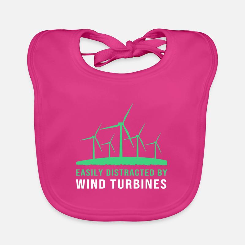 Énergie éolienne Éolienne Énergie éolienne Bavoir bio Bébé