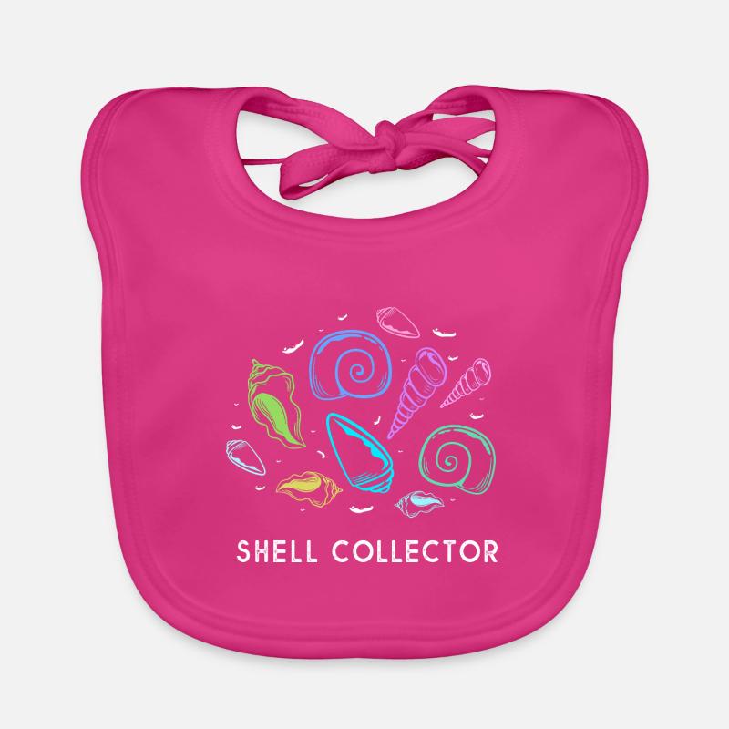 Shell collector shell Organic Baby Bibs