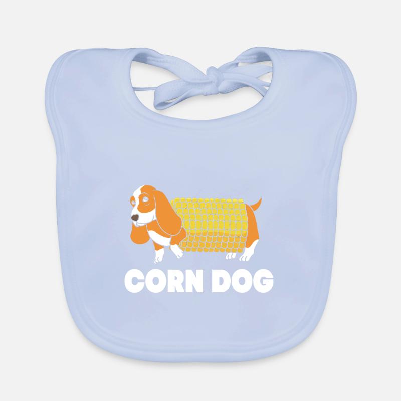 Chien de maïs Bavoir bio Bébé