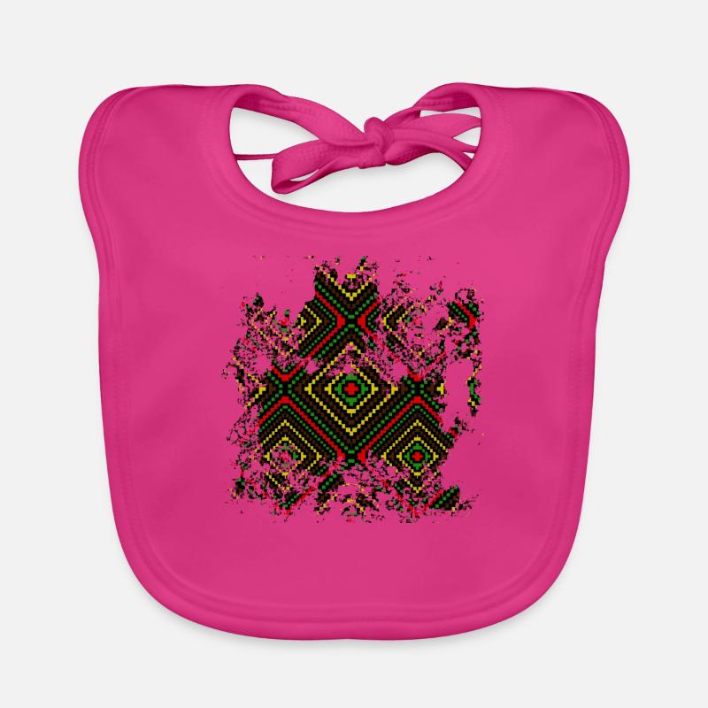 Ethno pattern Africa Organic Baby Bibs