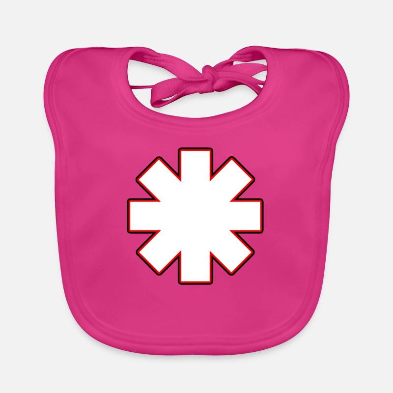 Astérisque blanc Bavoir bio Bébé