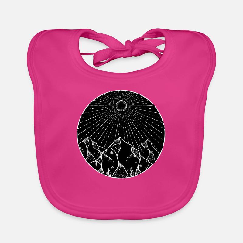 Mountain Lover Baby Bio-Lätzchen