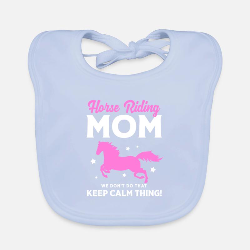 Course de chevaux maman maman Bavoir bio Bébé