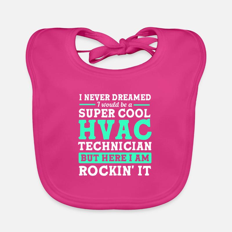 Technician Air Conditioning Technician Refrigeration Technician Heating Organic Baby Bibs