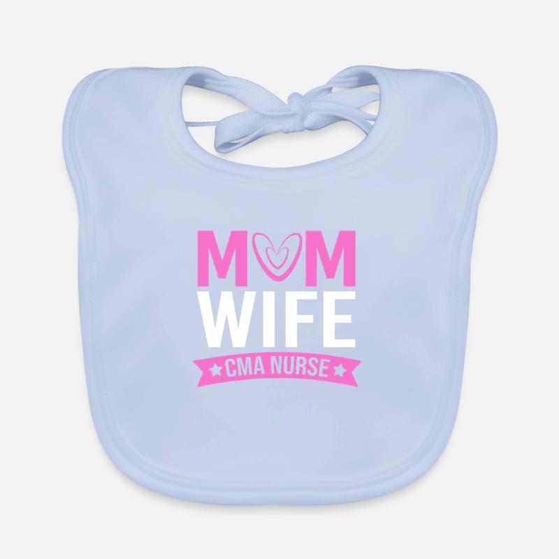 Arzthelferin MFA Mama Ehefrau Mutter Baby Bio-Lätzchen