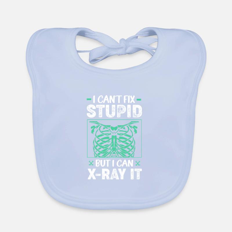 MRI Radiologist Radiology Rad Tech X-ray Organic Baby Bibs