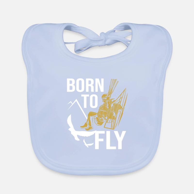 Gleitschirm Gleitschirmfliegen Paragliding Organic Baby Bibs