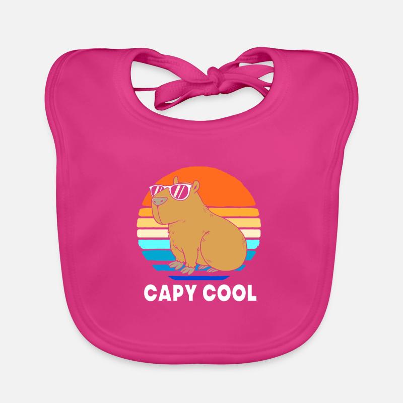 Capybara Capibara Baby Bio-Lätzchen