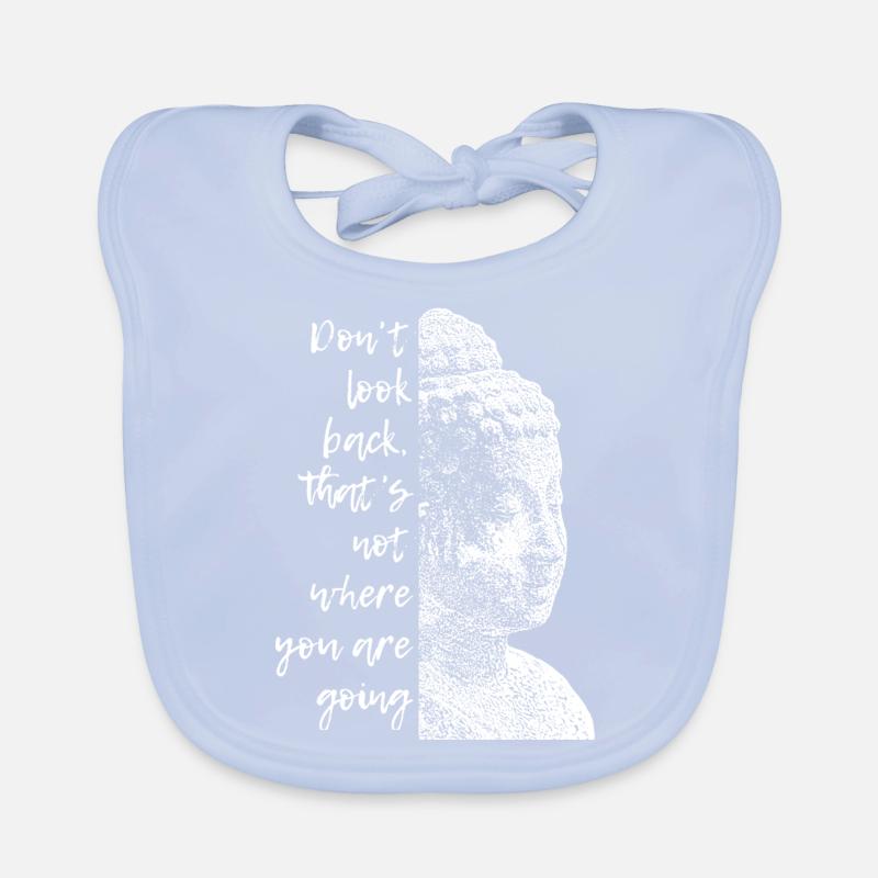 Buddha Don't look back Organic Baby Bibs
