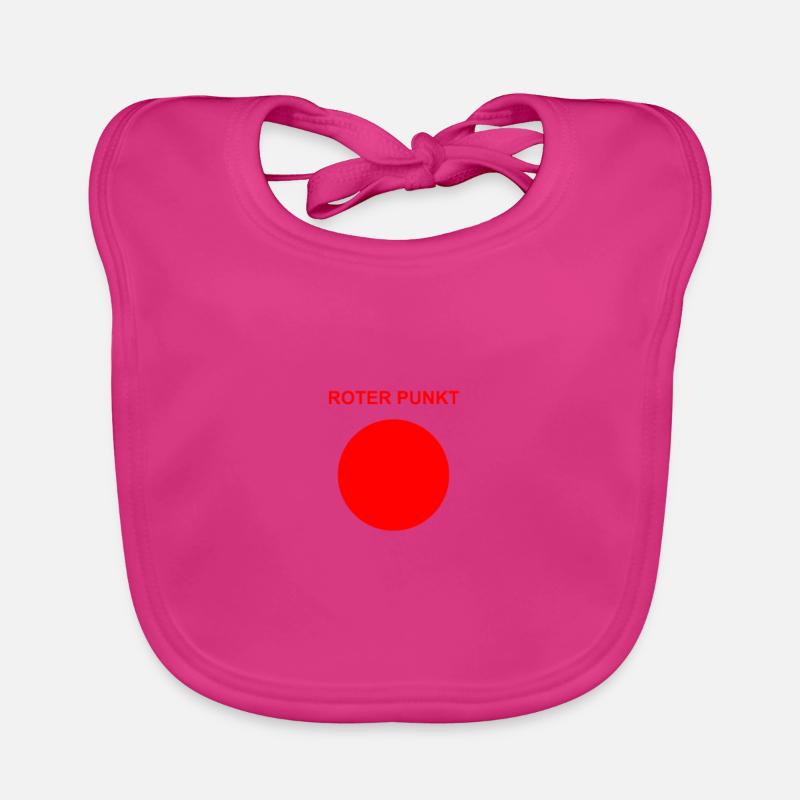 Point rouge Bavoir bio Bébé