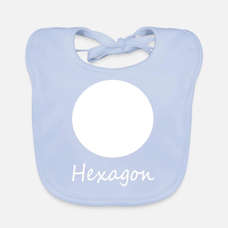 Forma esagonale errata Bavaglino ecologico per neonato
