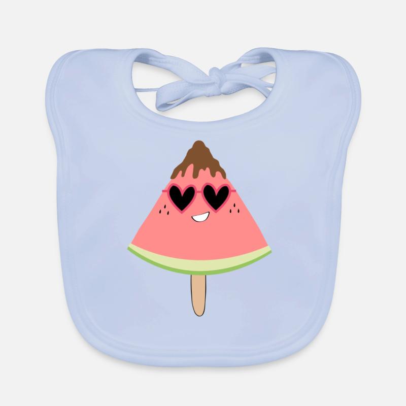 pastèque été Bavoir bio Bébé