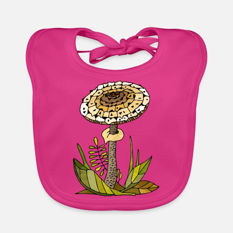 Champignon Bavoir bio Bébé