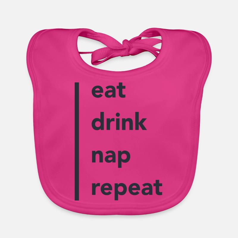 eat drink nap Baby Bio-Lätzchen