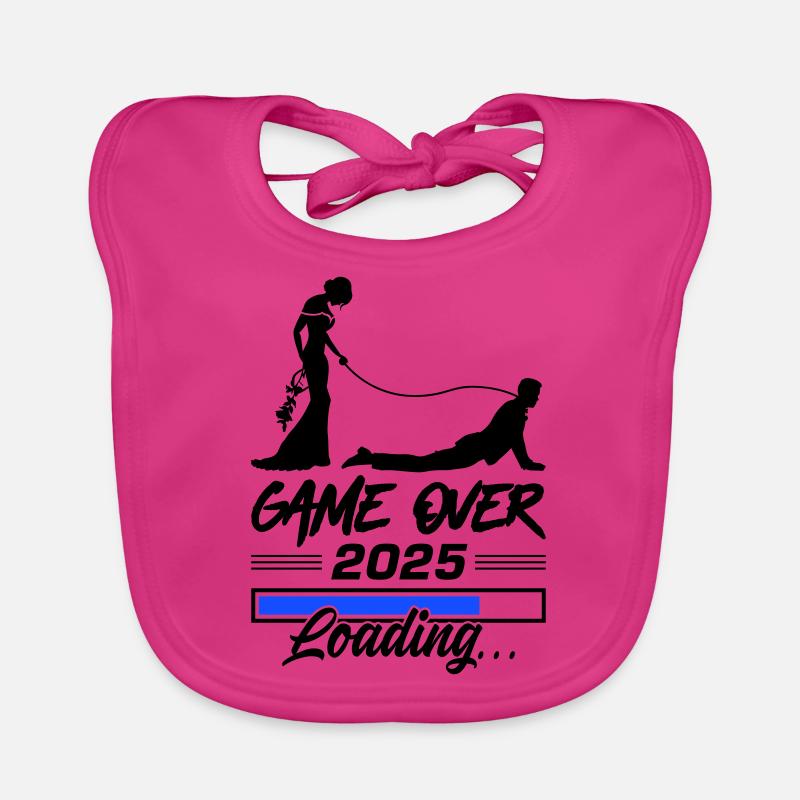 Wedding Loading 2025 Game Over Bavoir bio Bébé