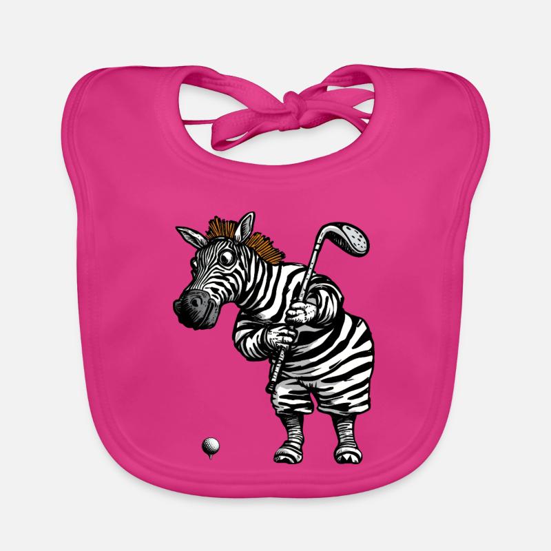 Zebra Golf Bavoir bio Bébé