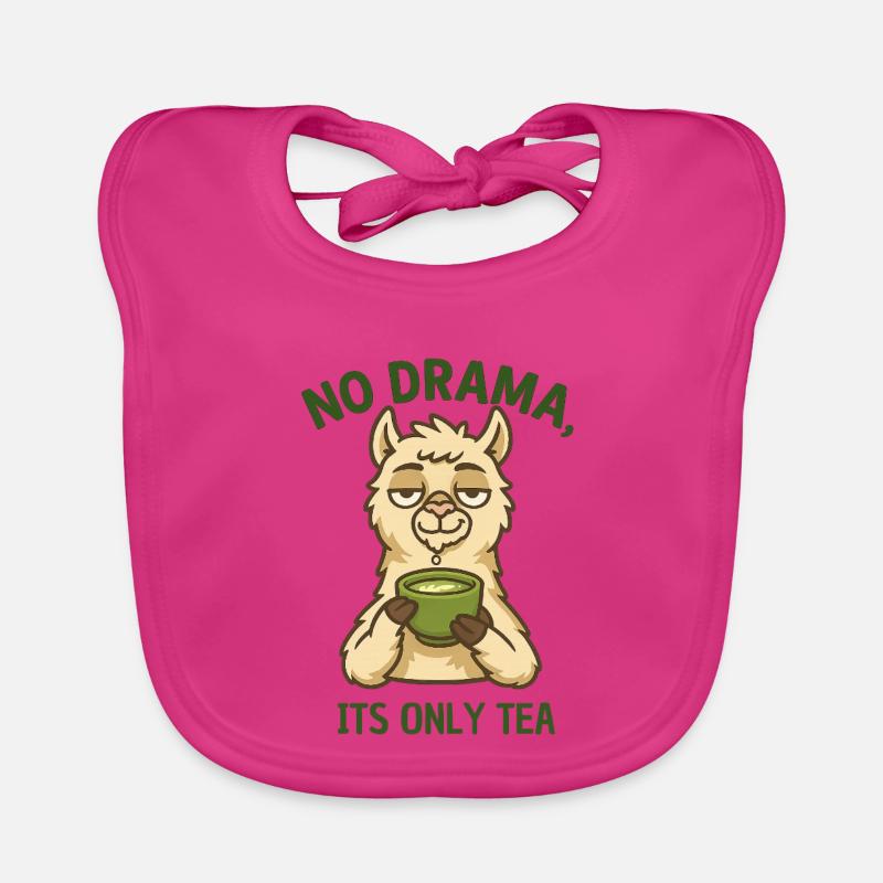 Pas de drame Alpaga Tea Time Bavoir bio Bébé
