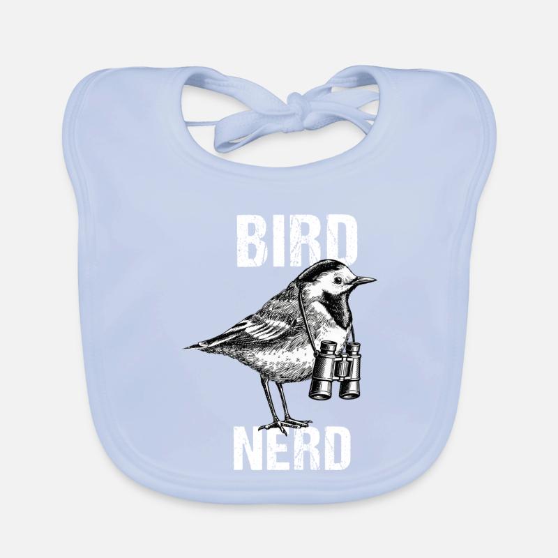 Für nerdige Bird Nerd Lover Vogelbeobachter Baby Bio-Lätzchen