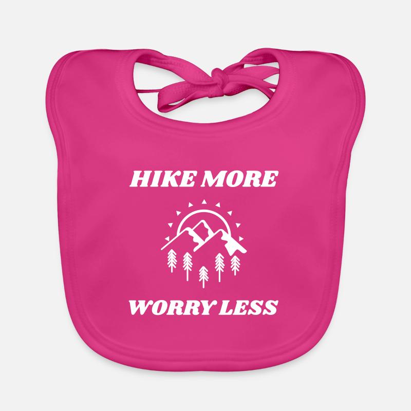 Sun Forest Mountains Tree Hiking Walking Organic Baby Bibs