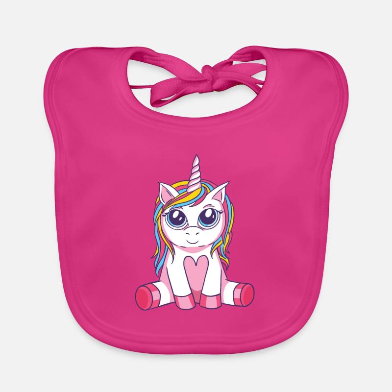 Einhorn Baby Bio-Lätzchen