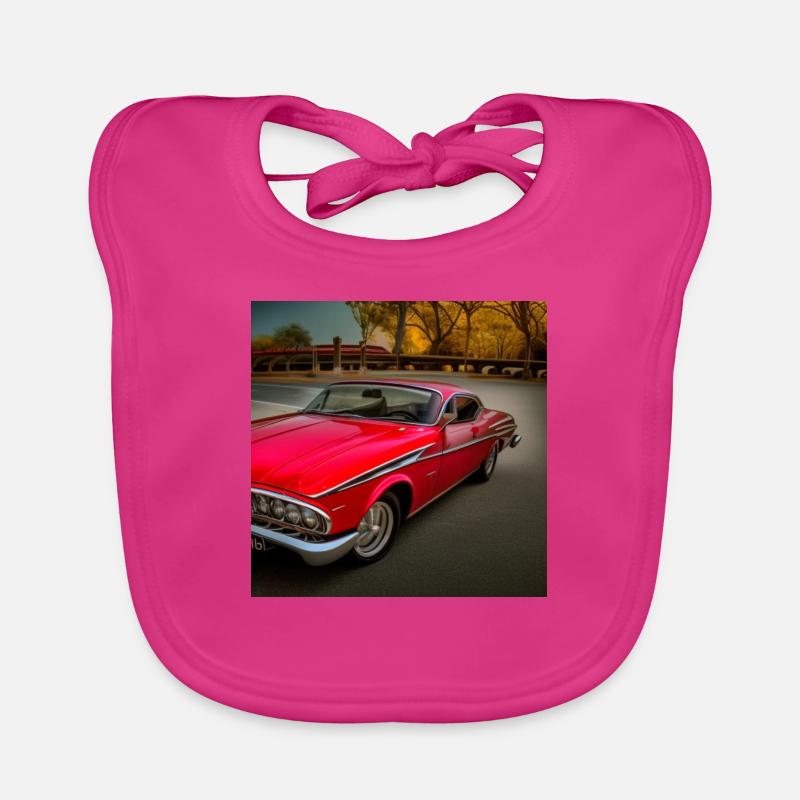 Car Oldtimer classic car Organic Baby Bibs