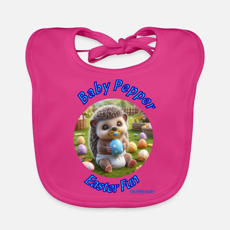 Baby Pepper Pricly Easter Fun Baby Bio-Lätzchen