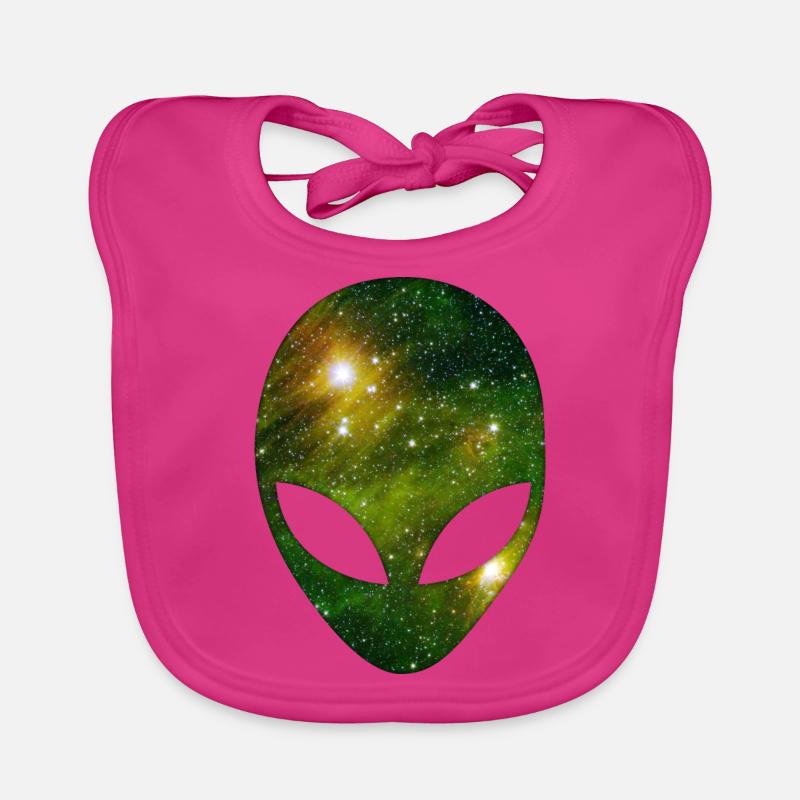 Cosmic Alien Organic Baby Bibs