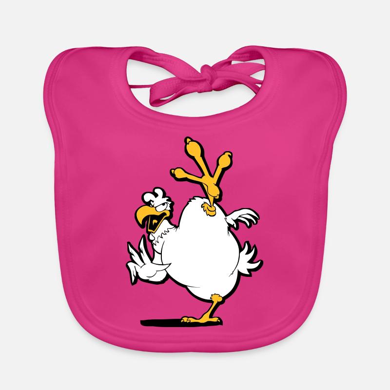 kung_fu_chicken Organic Baby Bibs