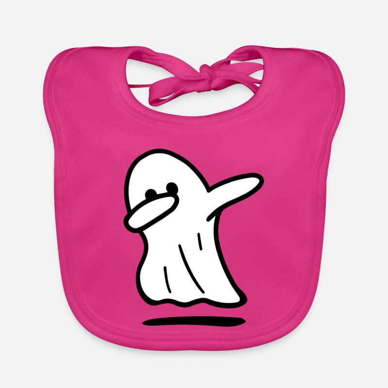 Geist / Lustiger Geist / Halloween / Dabbing-Geist Baby Bio-Lätzchen