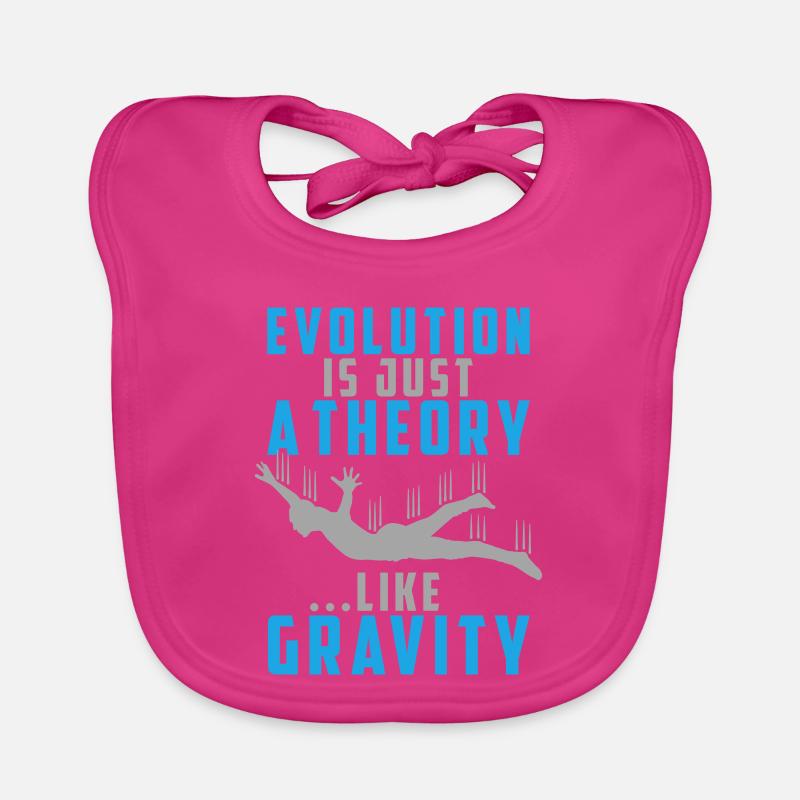 Evolution is a Theory like Gravity Organic Baby Bibs