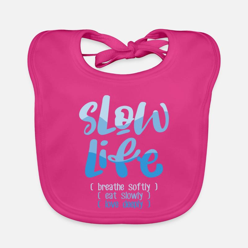 Slow Life 2 Bavoir bio Bébé