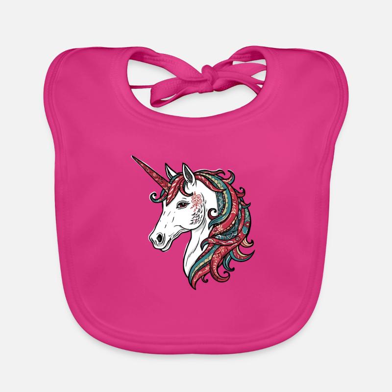 Unicorn Organic Baby Bibs