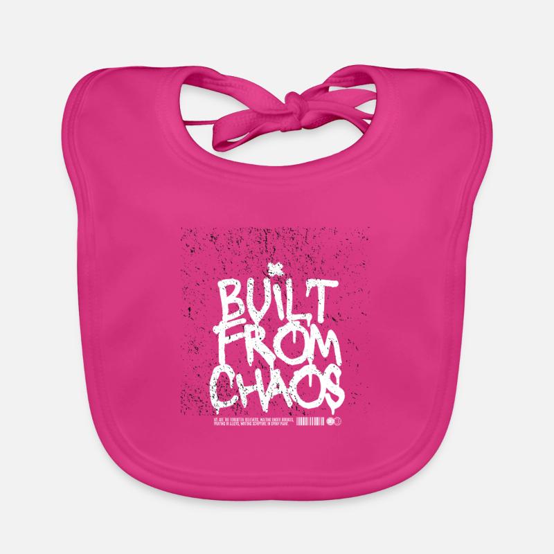 Construit à partir du Chaos Graffiti Design Bavoir bio Bébé