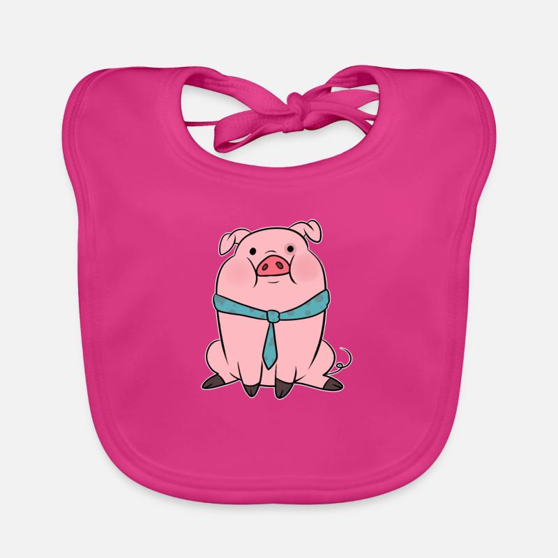 petit cochon Bavoir bio Bébé