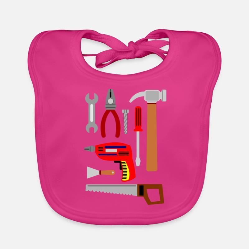 Kit d'outils du parfait bricoleur Bavoir bio Bébé