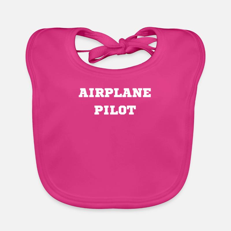 Flugzeugpilot Baby Bio-Lätzchen