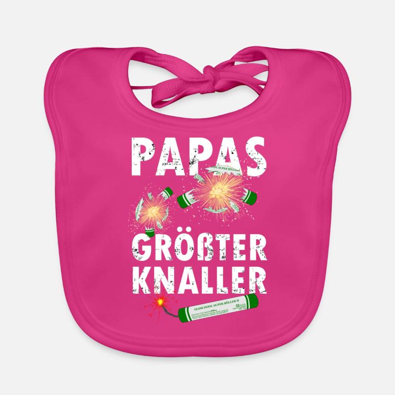 Papas Pyro Knaller Baby Bio-Lätzchen
