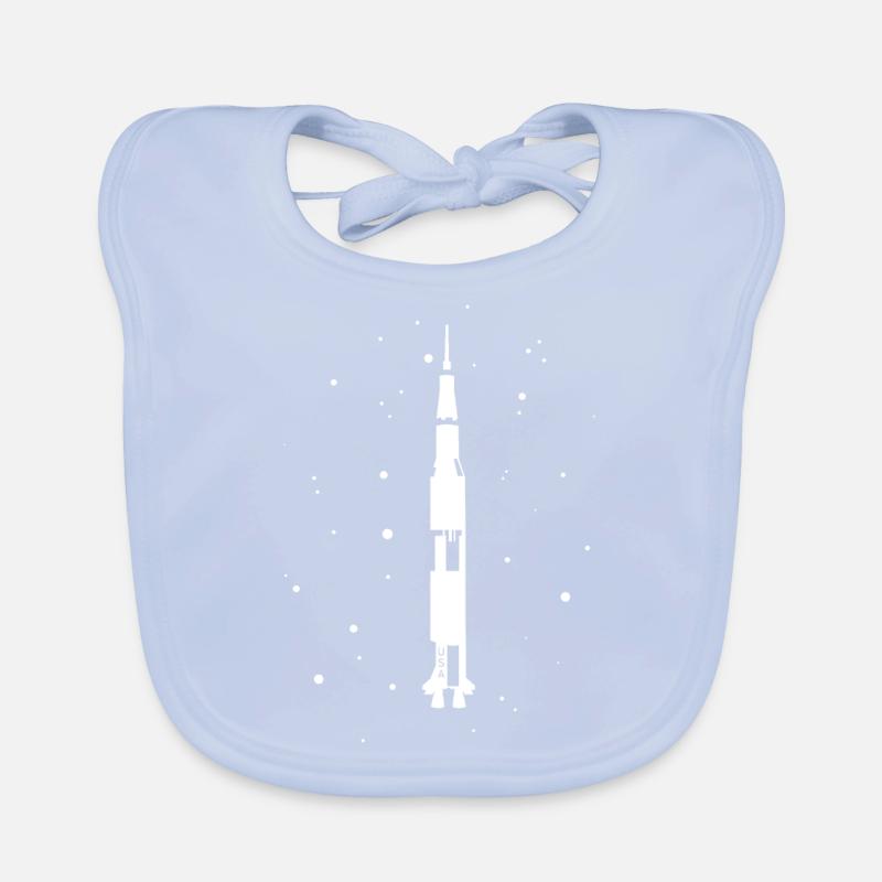 fusée Bavoir bio Bébé