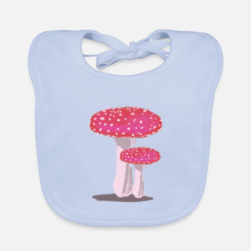 Testippings rouge blanc Bavoir bio Bébé