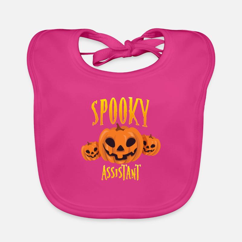 Spooky Assistant Organic Baby Bibs