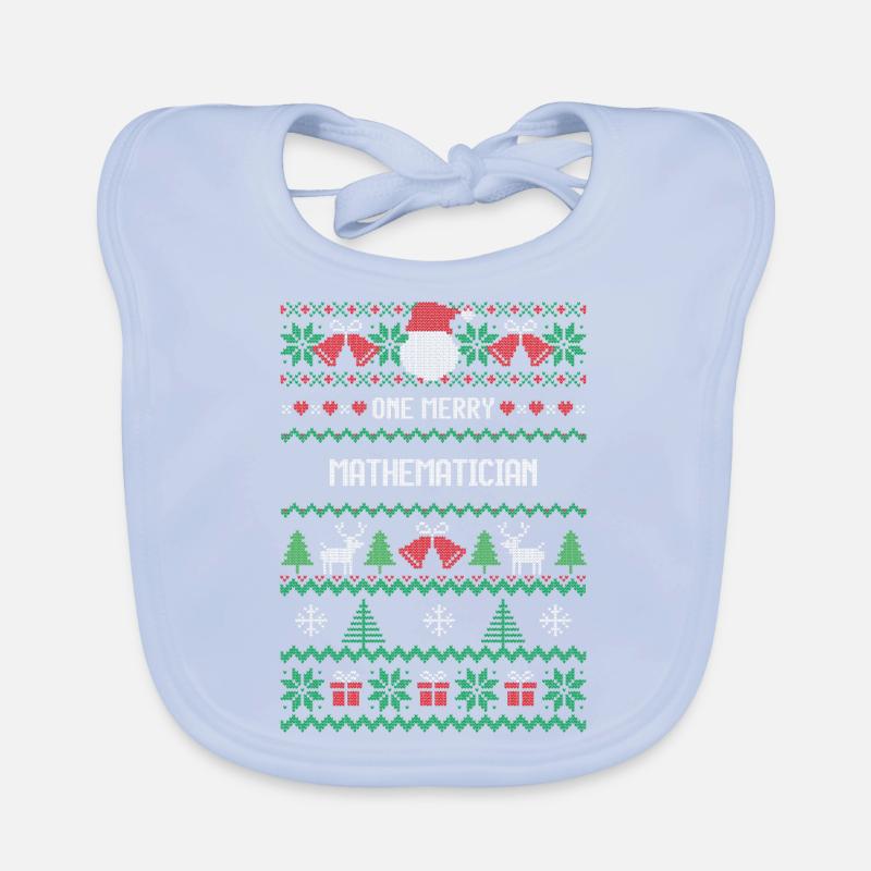One Merry Mathematician Organic Baby Bibs