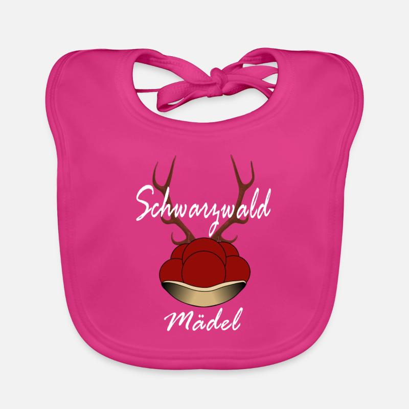 SCHWARZWALDMÄDEL - Baby Bio-Lätzchen - Fuchsia