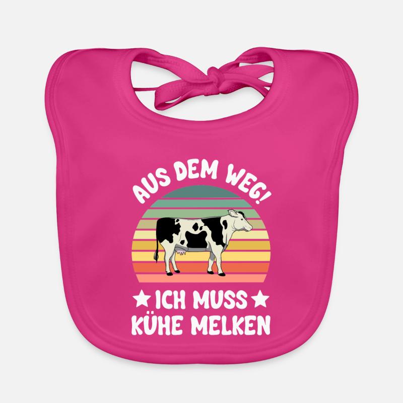 Kuh Kühe Baby Bio-Lätzchen