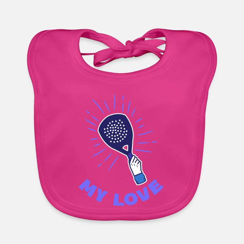 Déclaration de raquette Padel Serve Déclaration Sport Bavoir bio Bébé