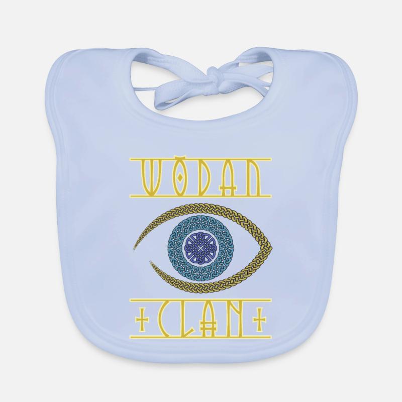 Oeil Viking d’Odin Bavoir bio Bébé