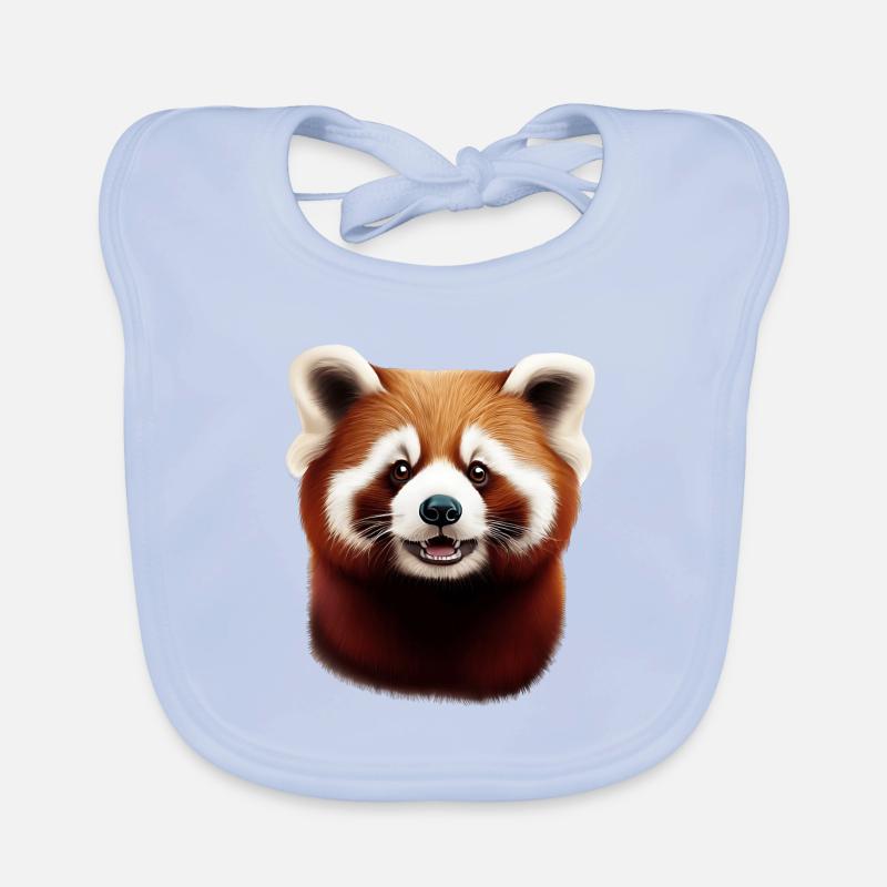 Red panda Organic Baby Bibs