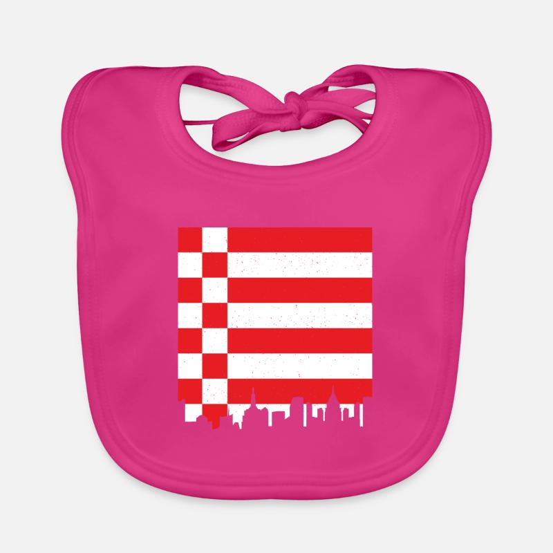 Drapeau de Brême Drapeau de Brême Bavoir bio Bébé