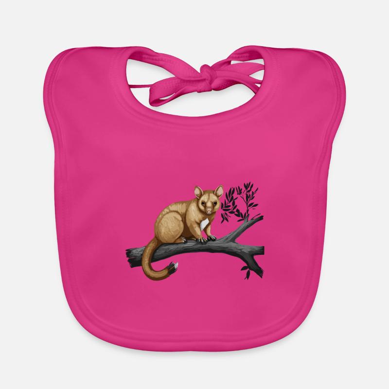 Baumkänguru Baby Känguru Beuteltier Kangaroo Baby Bio-Lätzchen